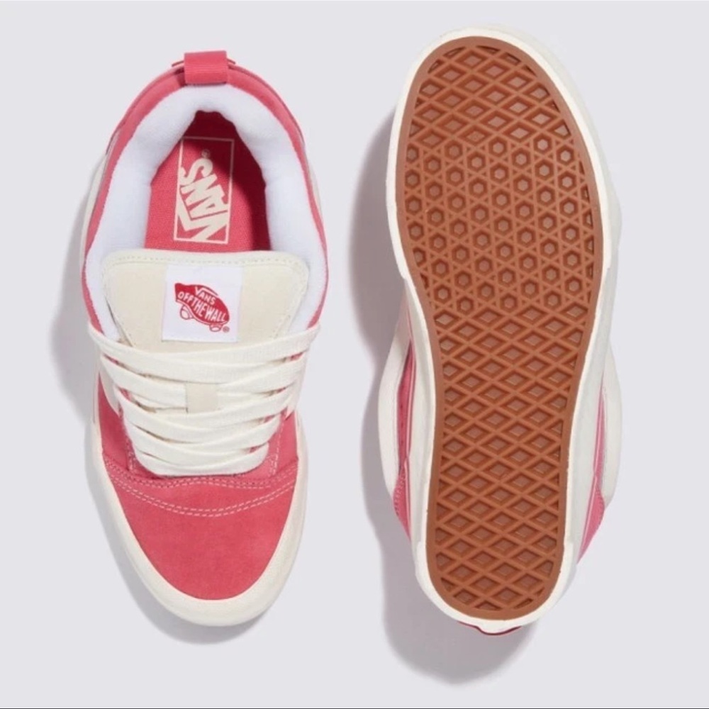 Vans Knu Skool Iconic Shoes Pink - Picture 6 of 16